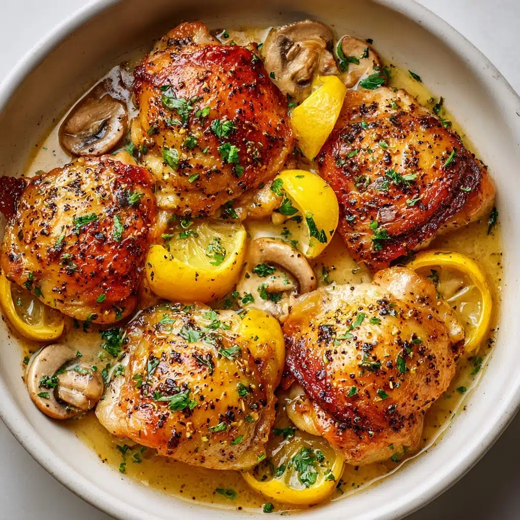 Slow Cooker Lemon Garlic Chicken Recipe - Recipe Image