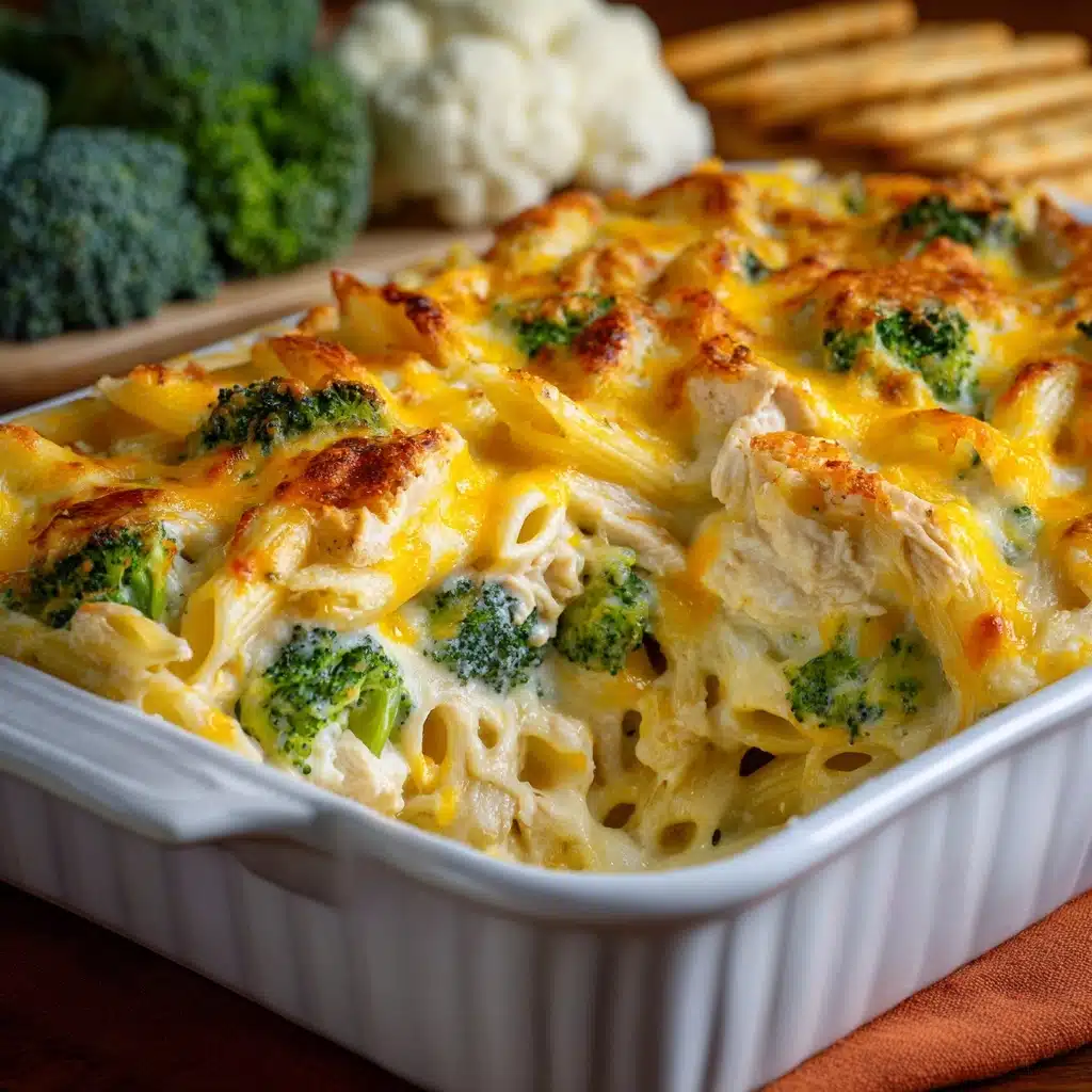 Easy Cheesy Chicken and Broccoli Casserole Recipe - Recipe Image