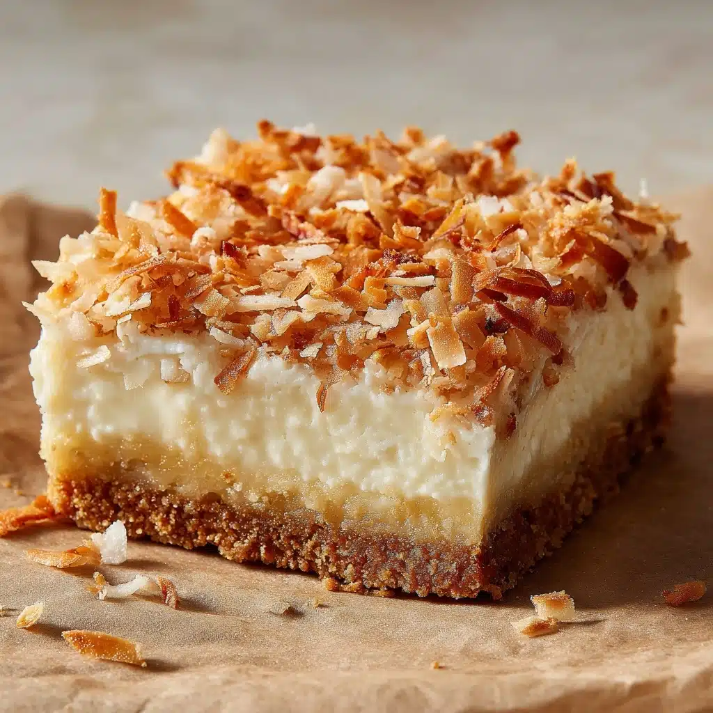 Chewy Coconut Bars Recipe - Recipe Image