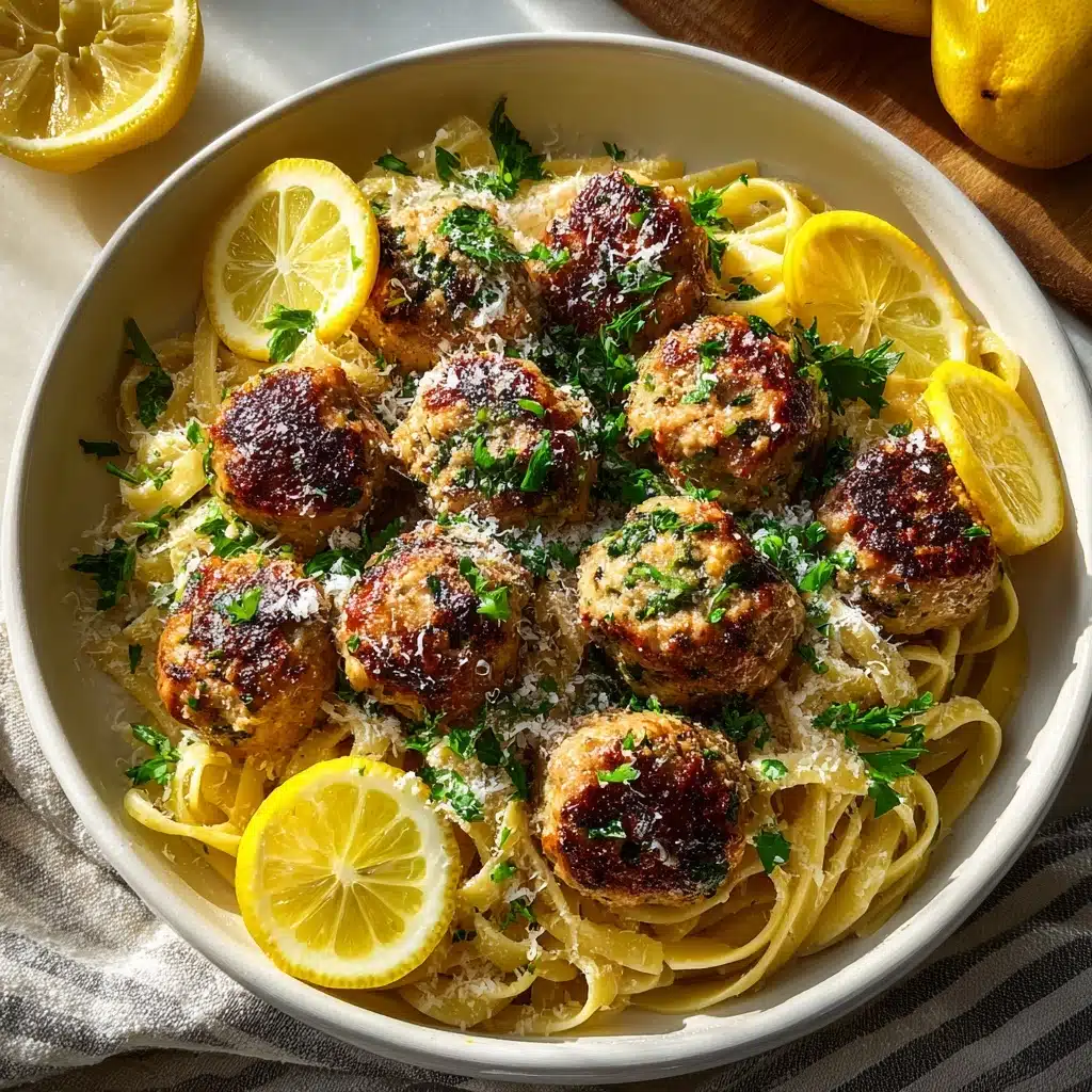 Chicken Piccata Meatballs Recipe - Recipe Image