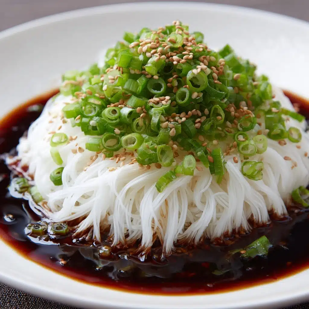 Enoki Mushrooms with Garlic & Scallion Sauce Recipe - Recipe Image