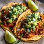 Crispy Poblano Chicken Tacos with Avocado-Jalapeño Salsa Recipe