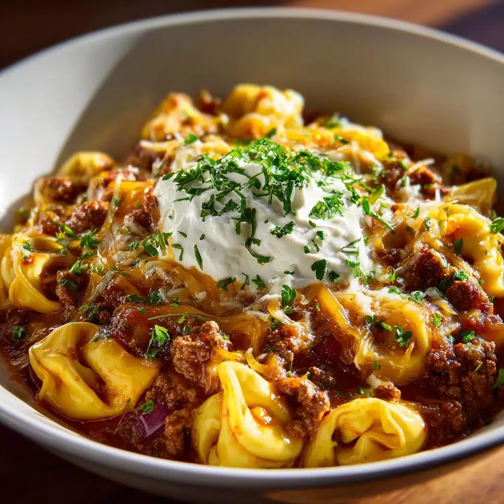 Cheesy Beef Enchiladas Tortellini Recipe - Recipe Image