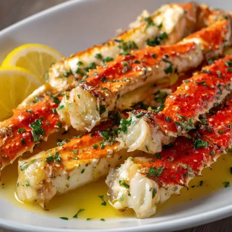 Baked Crab Legs in Butter Sauce Recipe