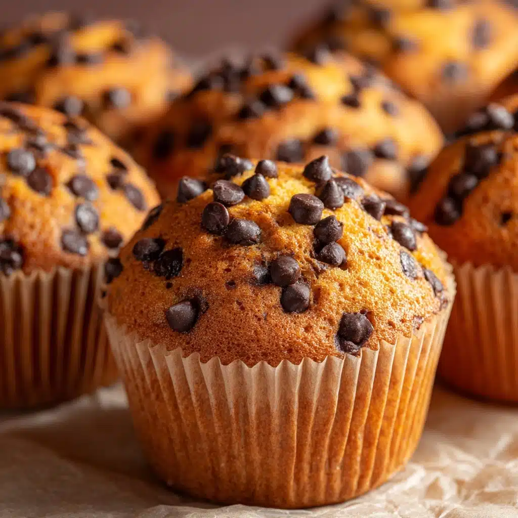 Chocolate Chip Peanut Butter Muffins Recipe - Recipe Image