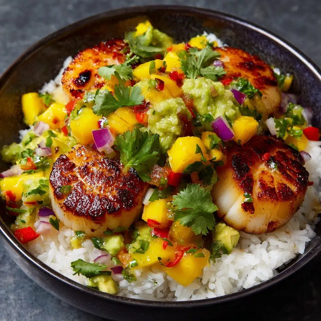 Scallops with Mango Salsa Recipe - Recipe Image