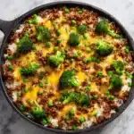 Cheesy Turkey Rice Recipe