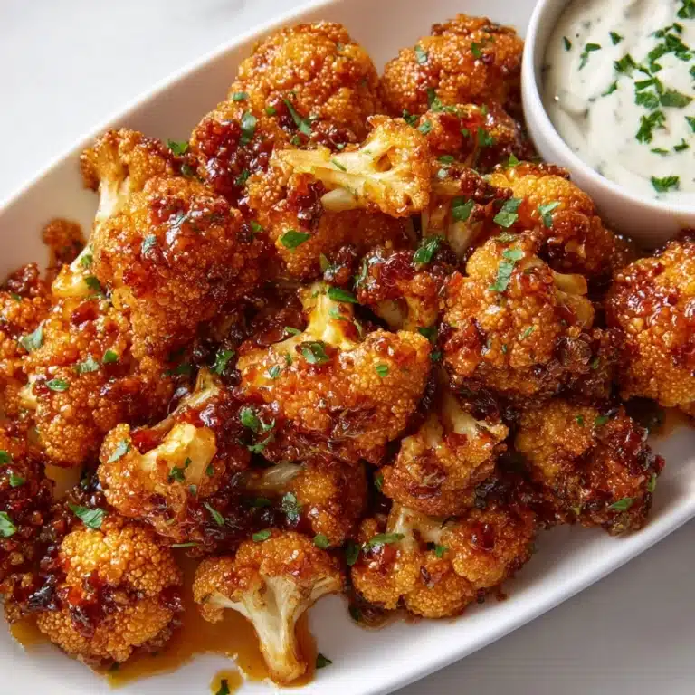Air Fryer Cauliflower Wings Recipe
