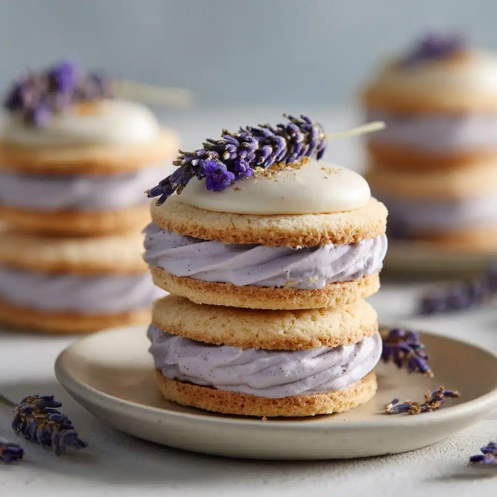 Lemon Lavender Sandwich Cookies Recipe - Recipe Image