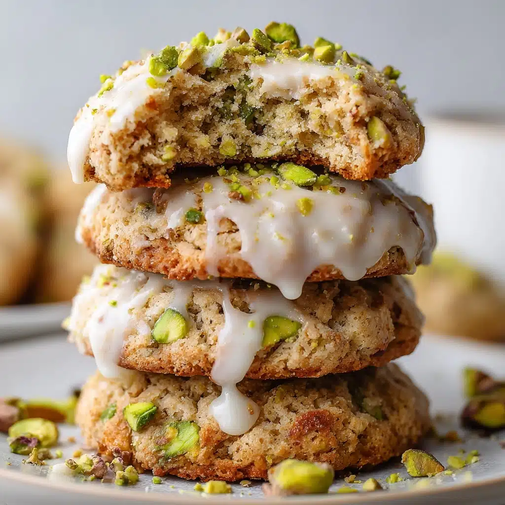 Creamy Pistachio White Chocolate Cookies Recipe - Recipe Image