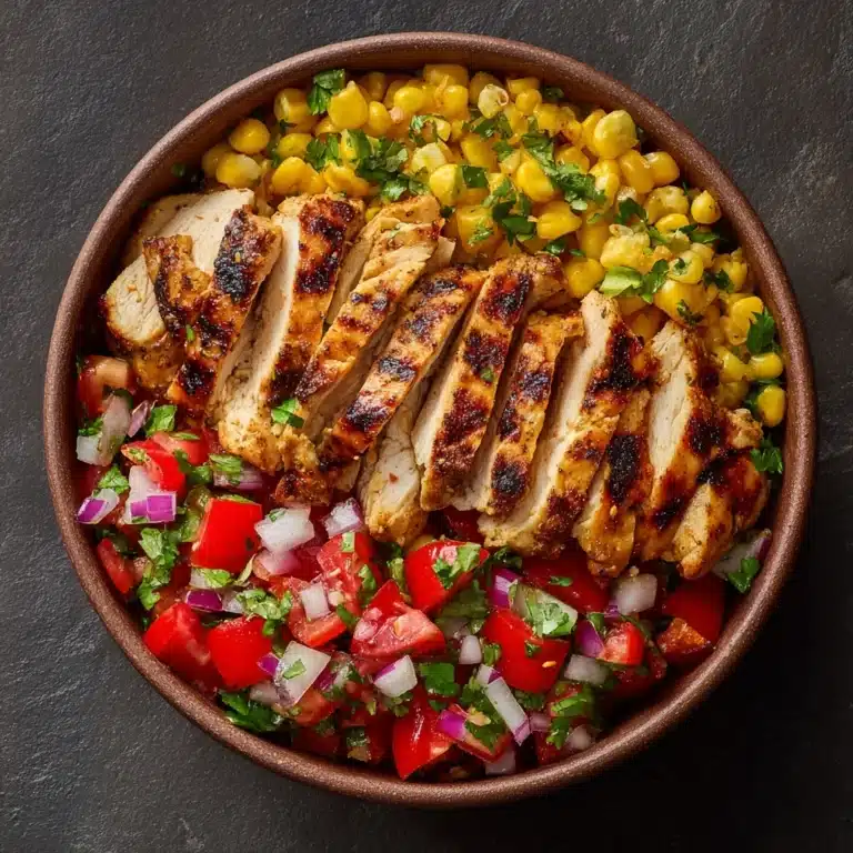 Grilled Mexican Corn Chicken Salad Recipe