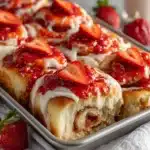 Strawberry Cheesecake Cinnabon Rolls Recipe