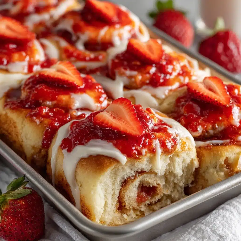 Strawberry Cheesecake Cinnabon Rolls Recipe