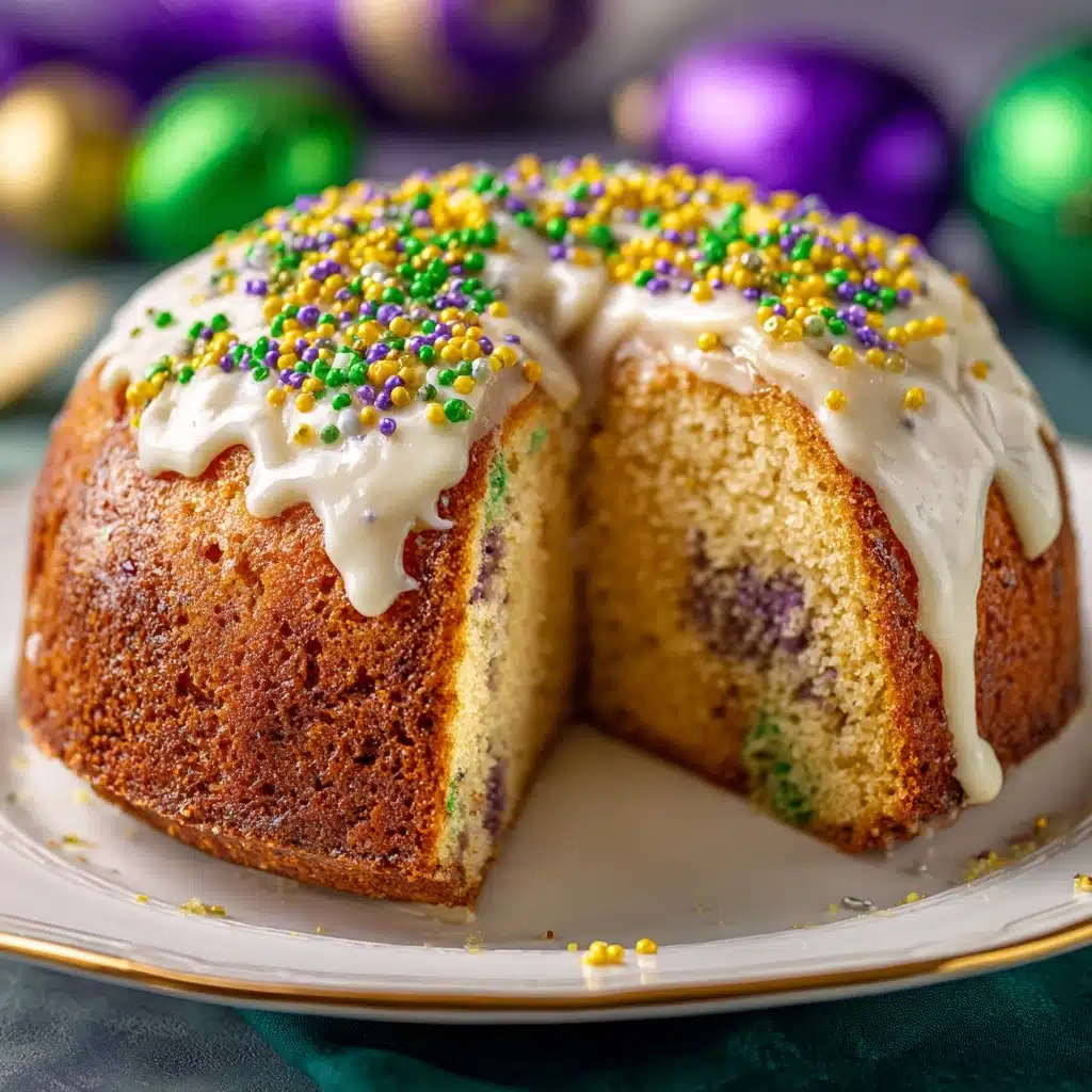 Authentic Mardi Gras King Cake Recipe - Recipe Image