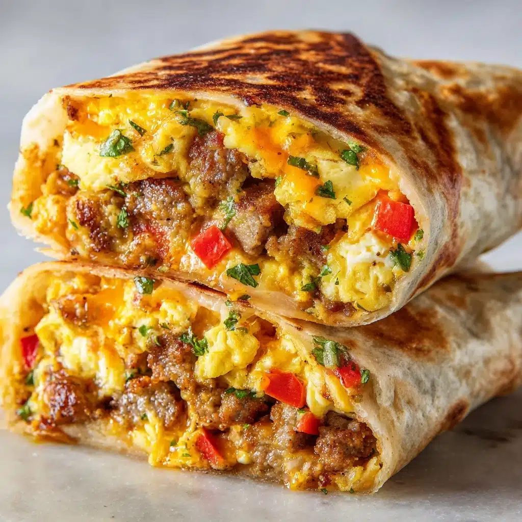 Freezer Breakfast Burritos Recipe