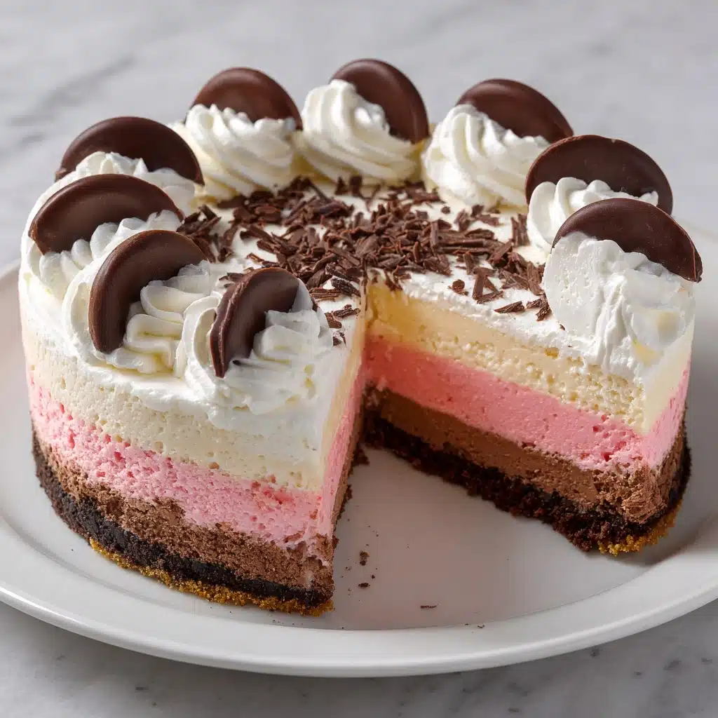 No-Bake Kinder Cheesecake Recipe - Recipe Image