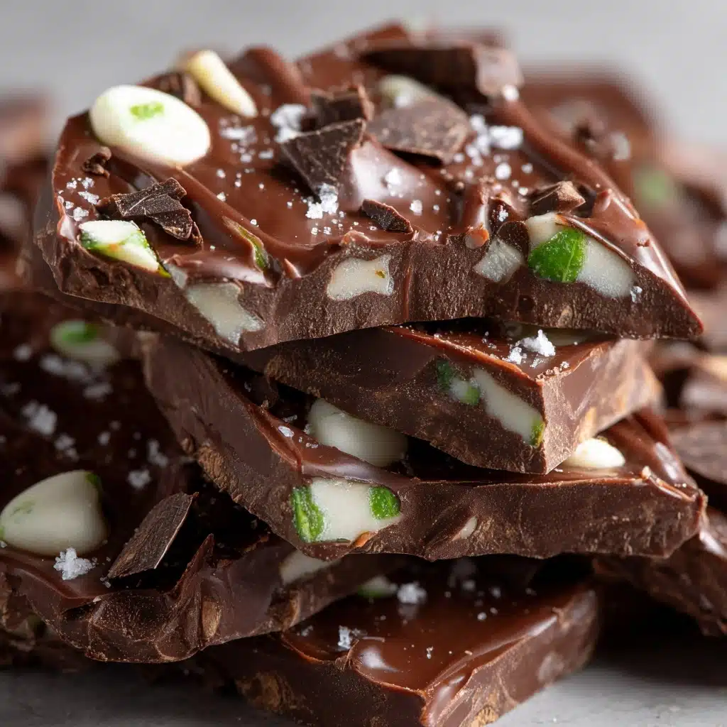 No-Bake Mint Chocolate Chip Clusters Recipe - Recipe Image