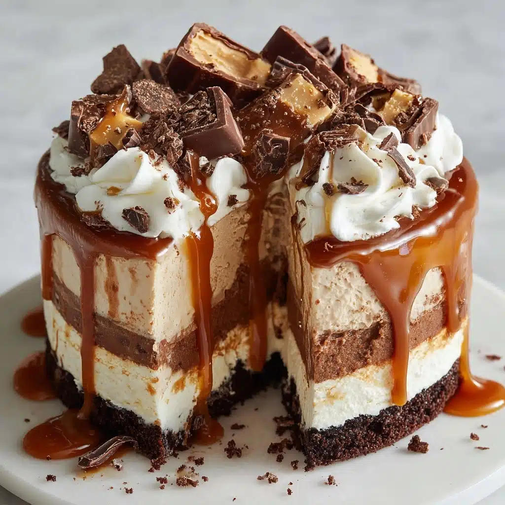 Coffee and Fudge Ice Cream Cake Recipe - Recipe Image
