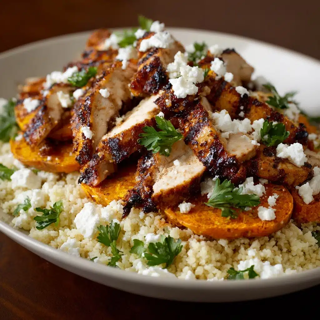 Baked Chicken with Crispy Feta & Vinaigrette Recipe - Recipe Image