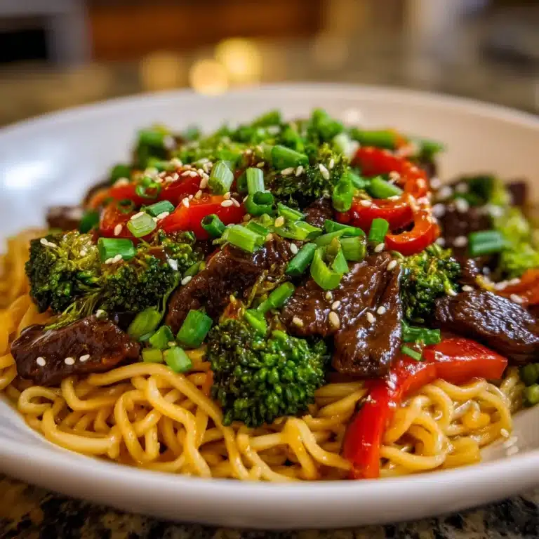 Hoisin Beef Noodles Recipe