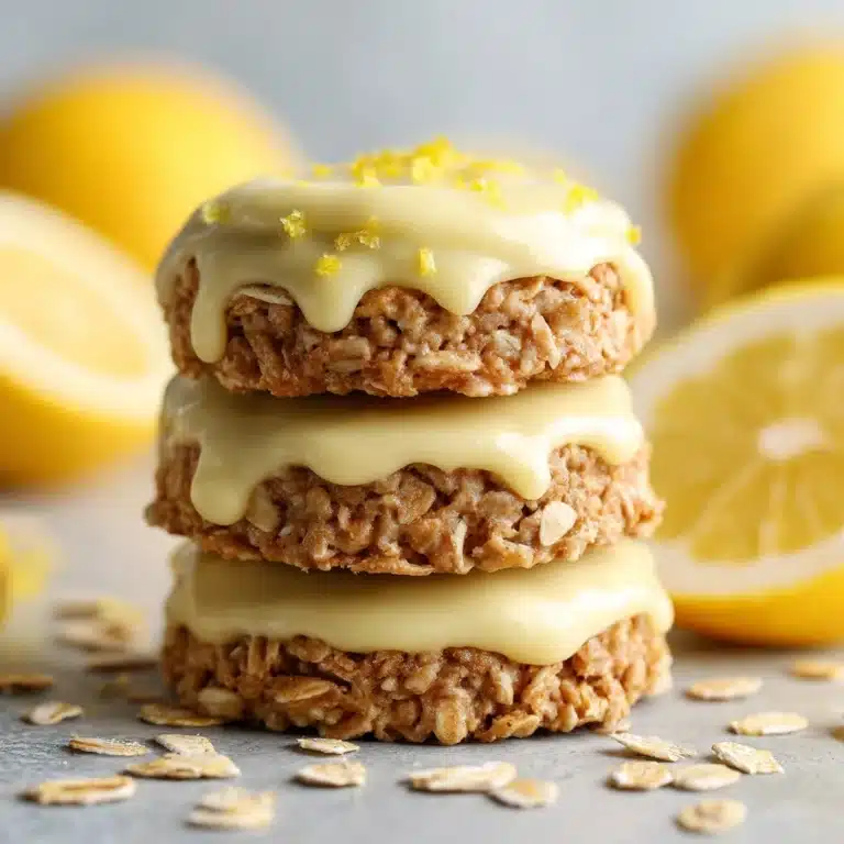 Lemon Oatmeal No-Bake Cookies Recipe