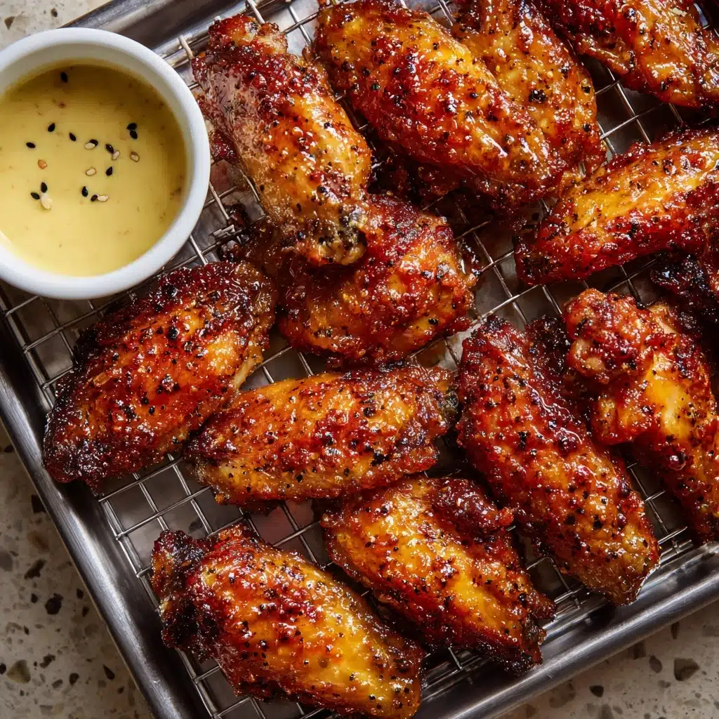 Honey Lemon Pepper Wings Recipe - Recipe Image
