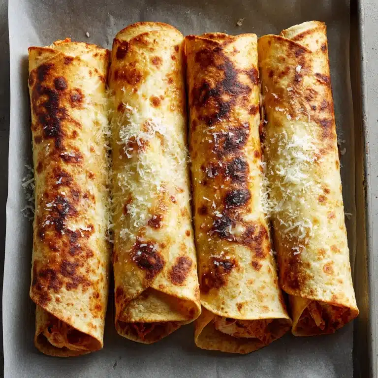 Creamy Oven-Baked Chicken Taquitos Recipe