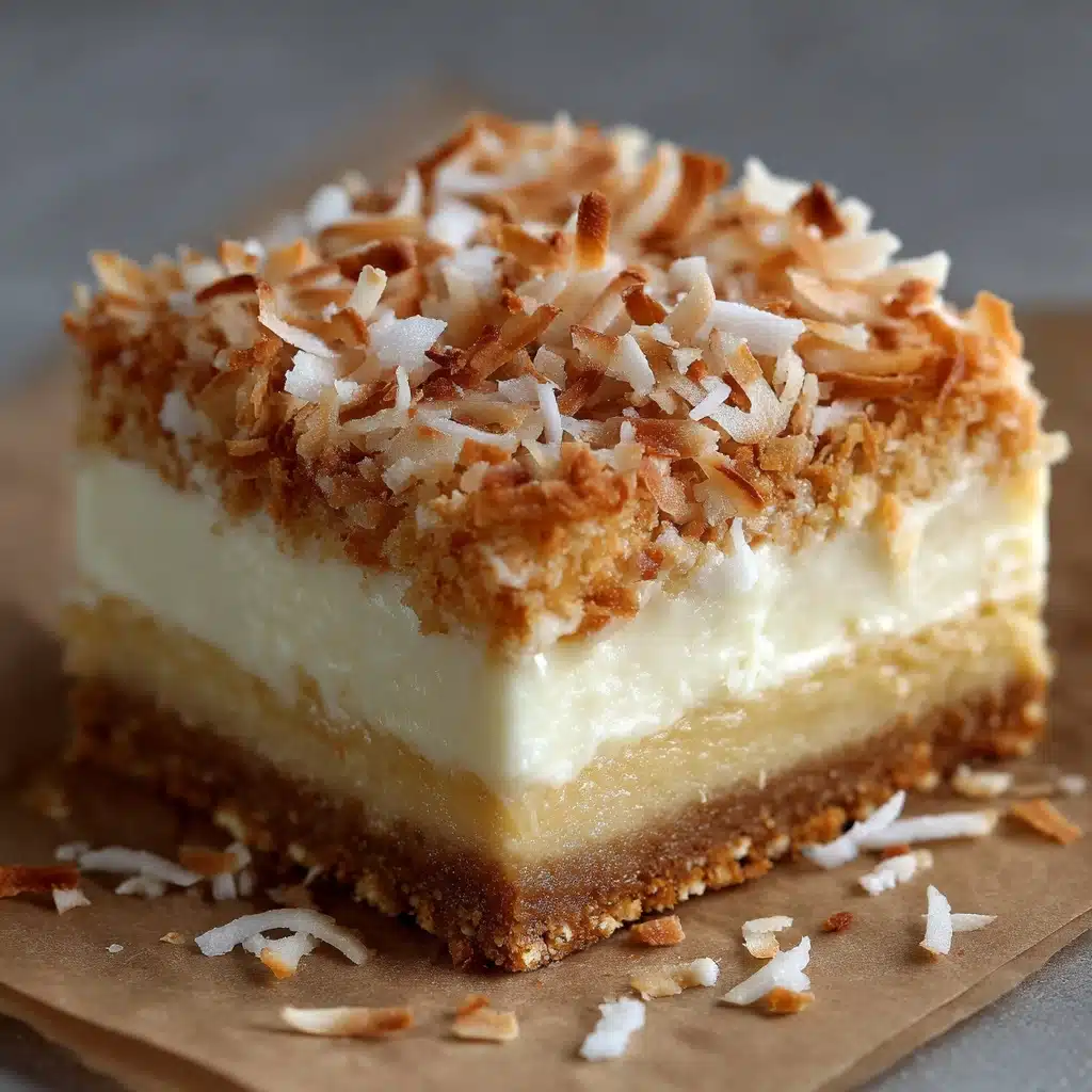 Chewy Coconut Bars Recipe