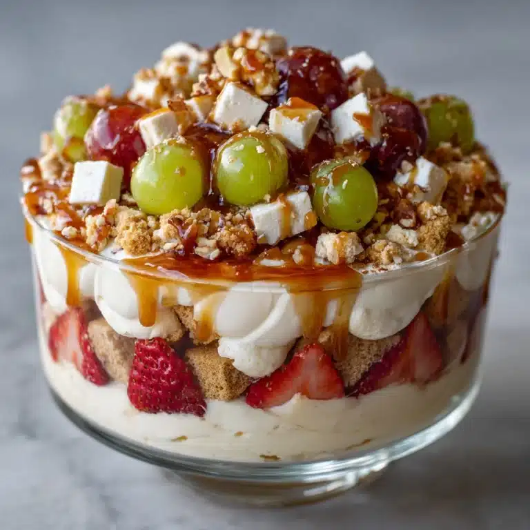 Caramel Crunch Cheesecake Fruit Salad Recipe