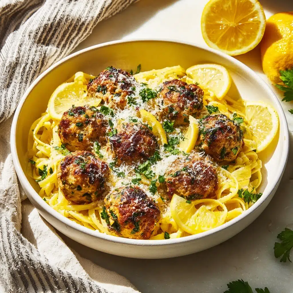 Chicken Piccata Meatballs Recipe - Recipe Image