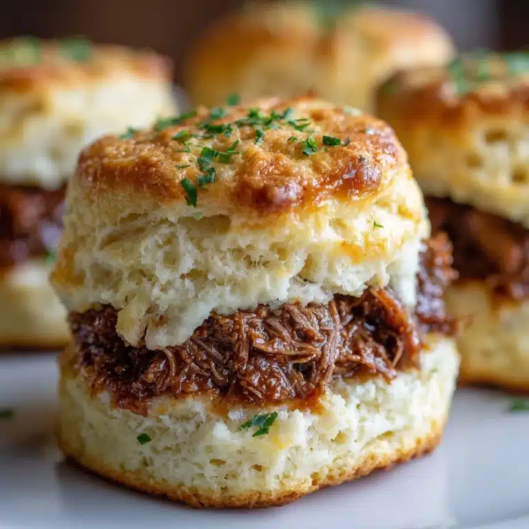 Baked French Dip Biscuits Recipe