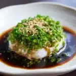 Enoki Mushrooms with Garlic & Scallion Sauce Recipe