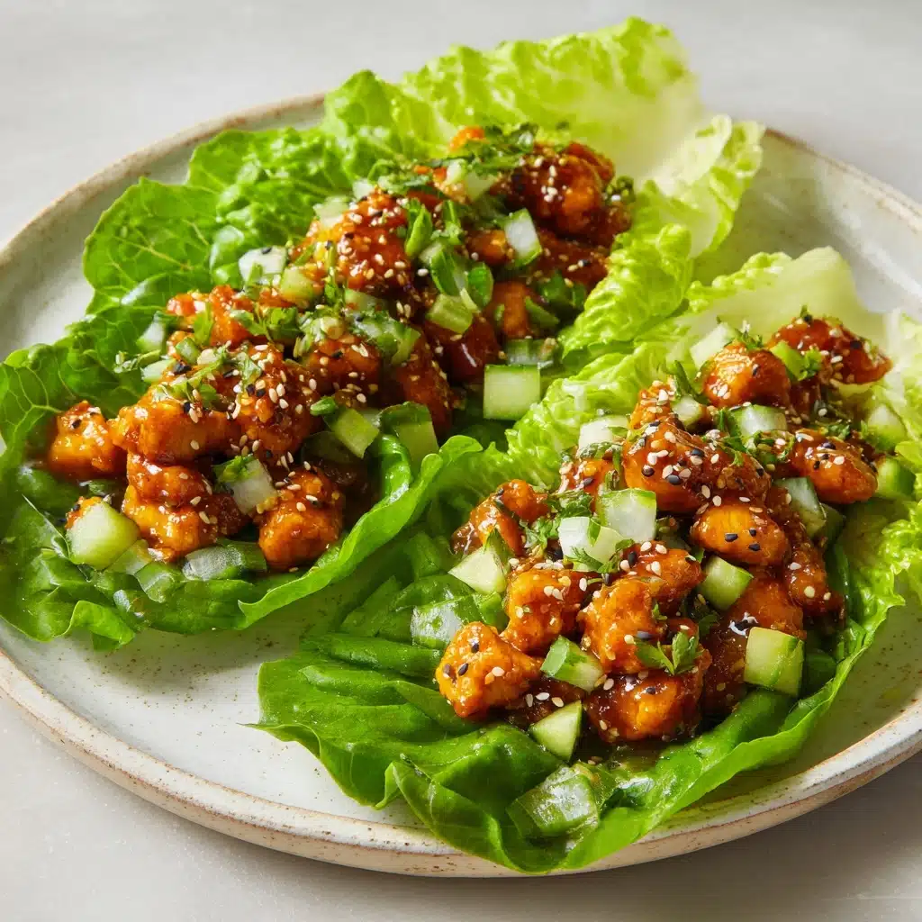 Teriyaki Chicken Lettuce Wraps Recipe - Recipe Image