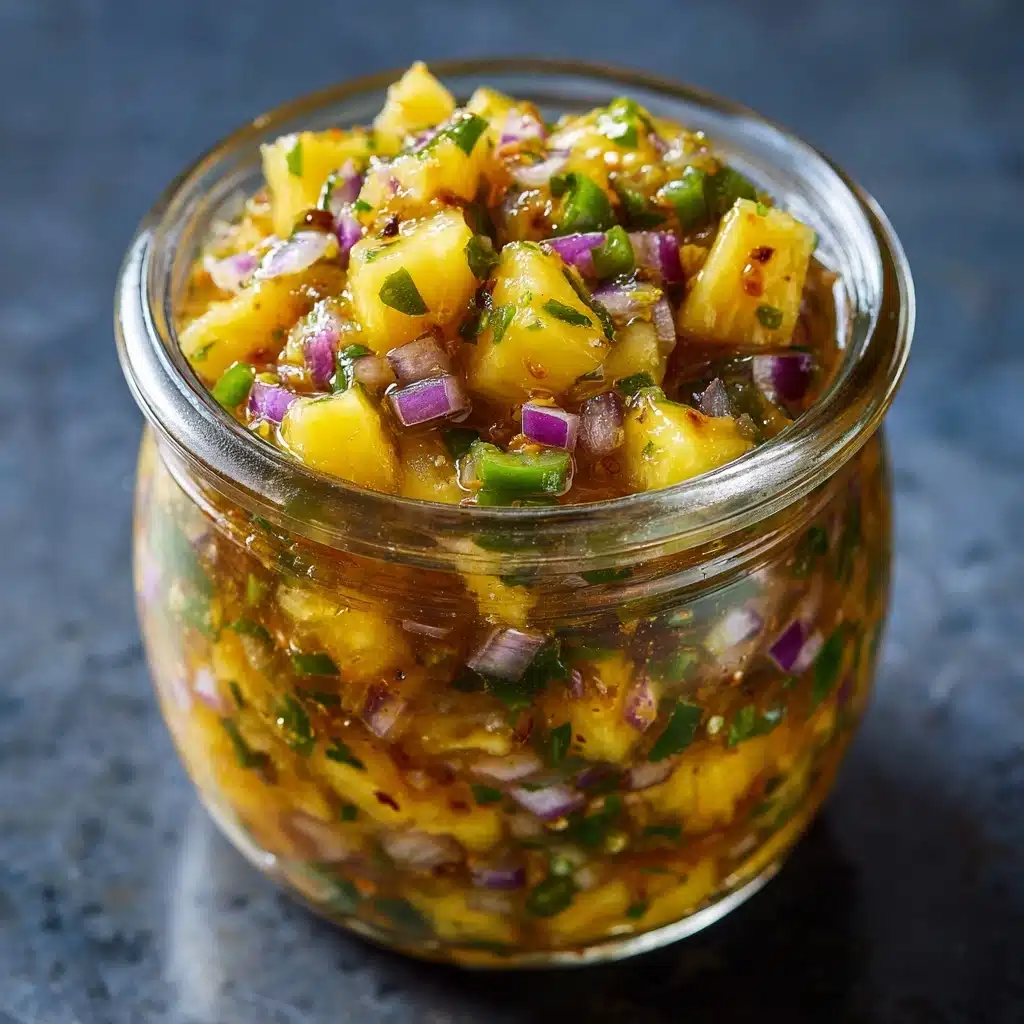 Spicy Pineapple Jalapeño Chutney Recipe - Recipe Image