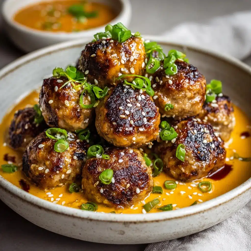 Korean BBQ Meatballs with Spicy Mayo Dip Recipe