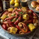 Stovetop Crawfish Boil with Garlic Butter Sauce Recipe