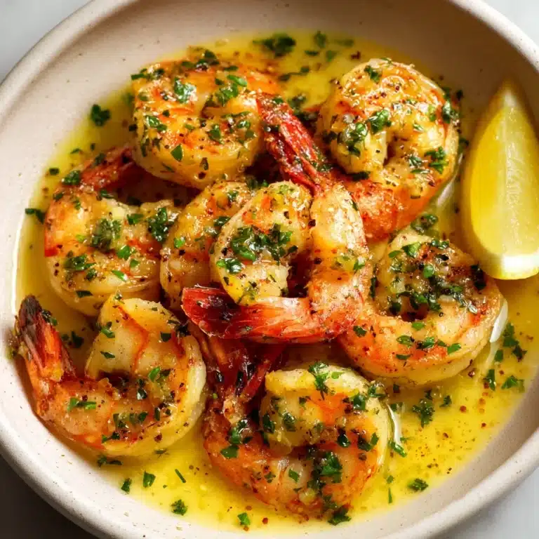 Spanish Garlic Shrimp with Saffron Recipe