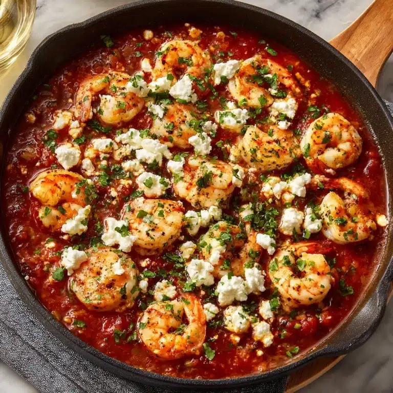 Greek Shrimp with Feta and Tomatoes Recipe