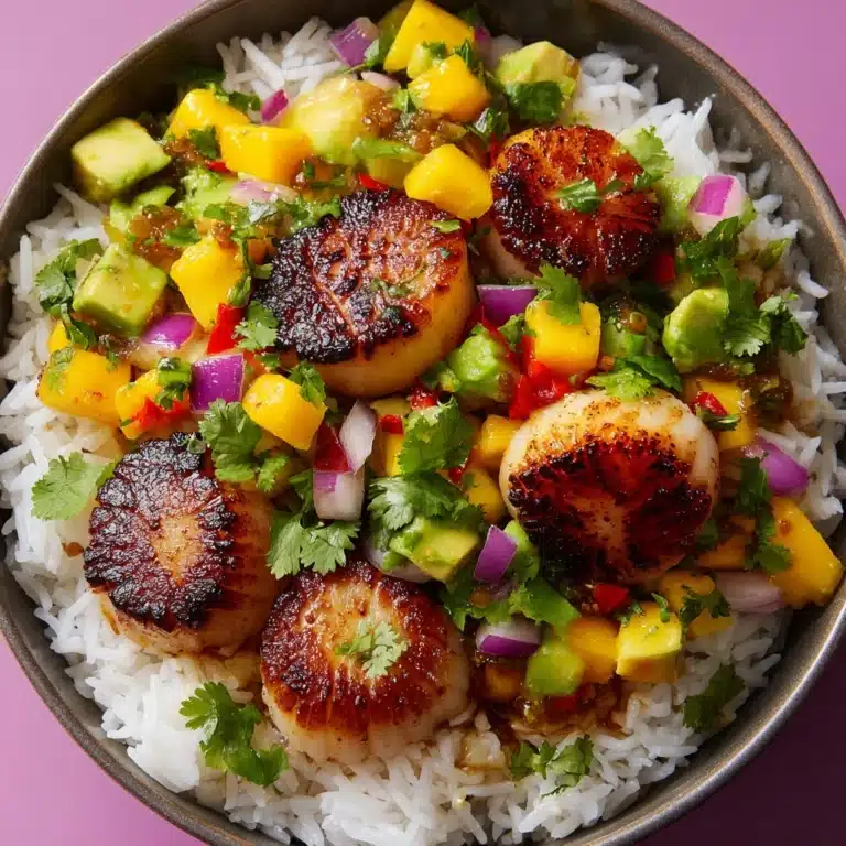 Scallops with Mango Salsa Recipe