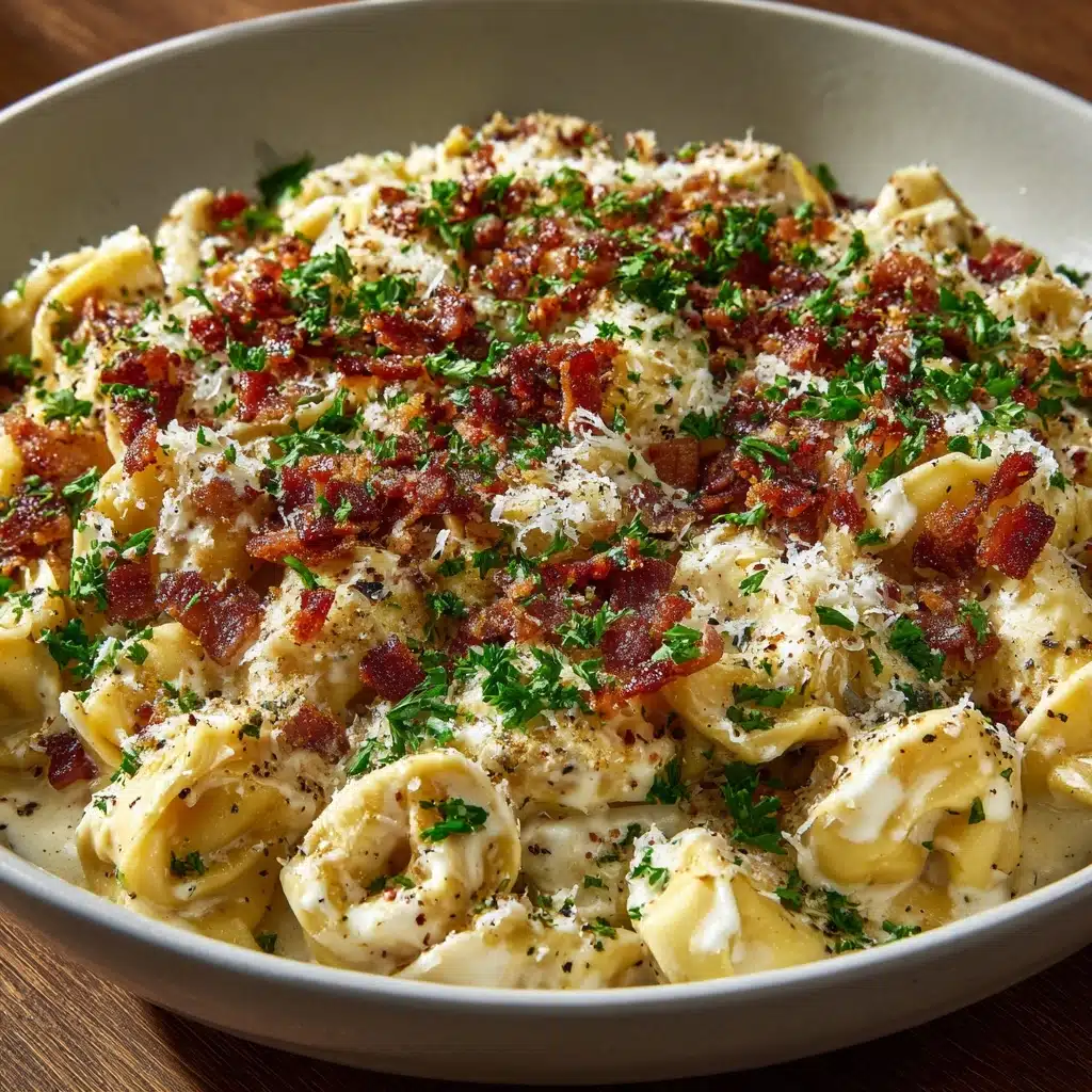 Creamy Tortellini Carbonara Recipe