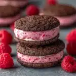 Chocolate Raspberry Sandwich Cookies Recipe
