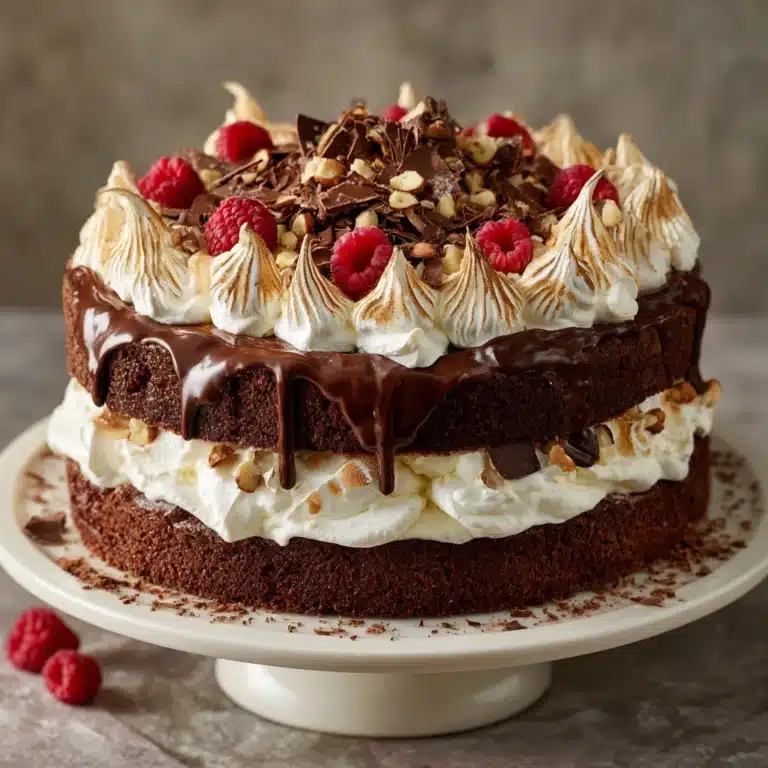 Hazelnut Meringue Nutella Cake Recipe