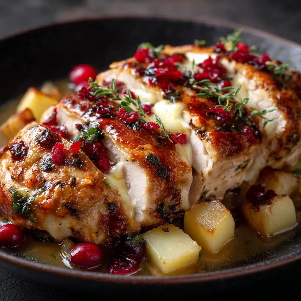 Cranberry Brie Stuffed Chicken Recipe - Recipe Image