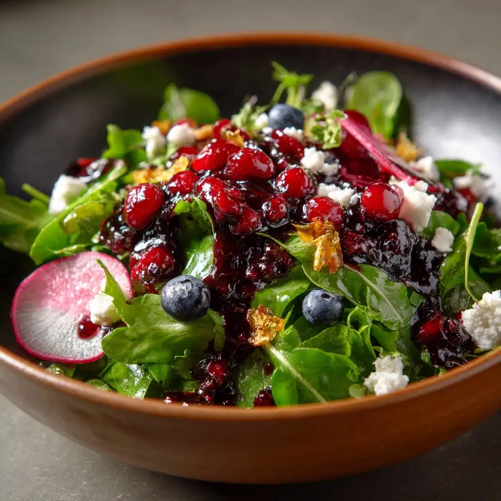 Cranberry Blueberry Salad with Blueberry Balsamic Dressing Recipe - Recipe Image
