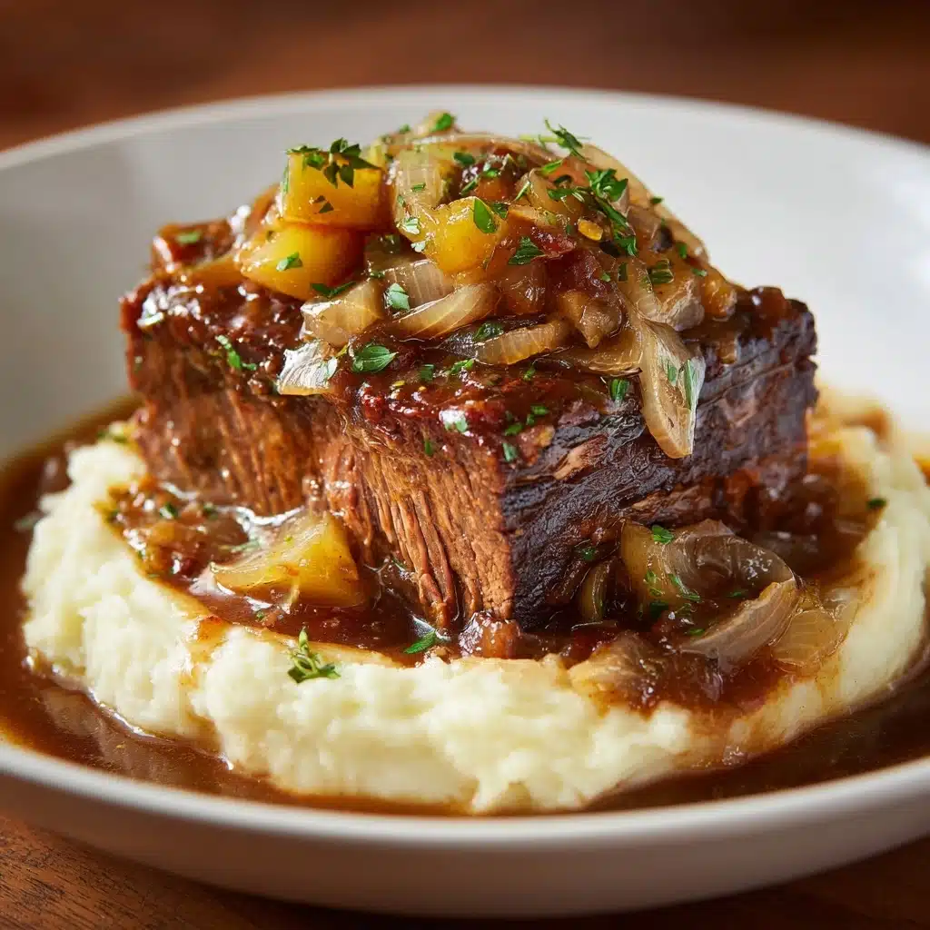 Slow Cooker French Onion Pot Roast Recipe