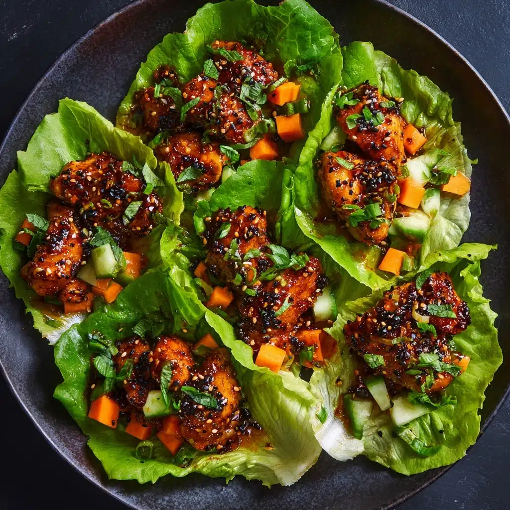 Thai Chicken Lettuce Wraps Recipe