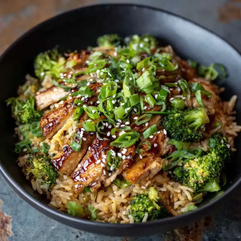 Teriyaki Chicken Skillet Casserole with Broccoli Recipe