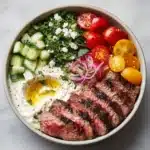 Mediterranean Steak Bowls Recipe