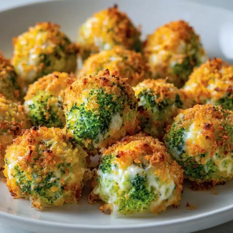 Baked Broccoli Cheese Balls Recipe