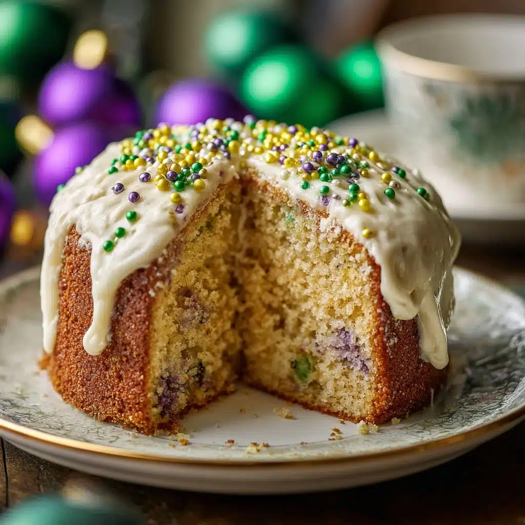 Authentic Mardi Gras King Cake Recipe - Recipe Image